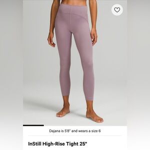 LULULEMON InStill High-Rise Tight 25”